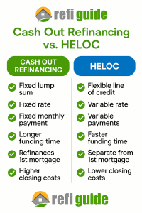 heloc vs cash out refinance
