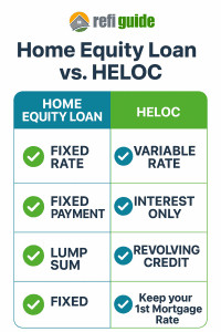HELOC vs home equity loan
